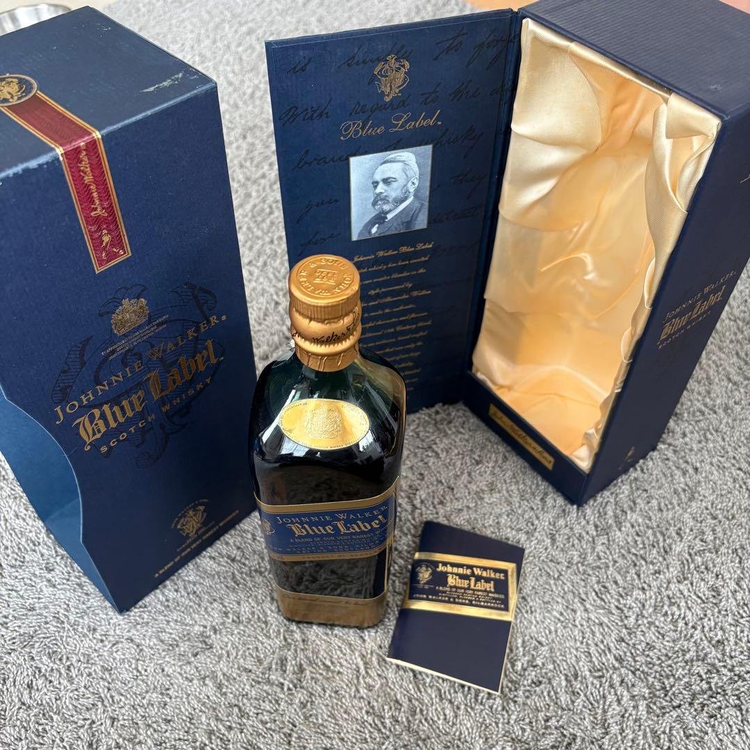 【未開栓】JOHNNIE WALKER ブルーラベル750mL ギフトボックス付