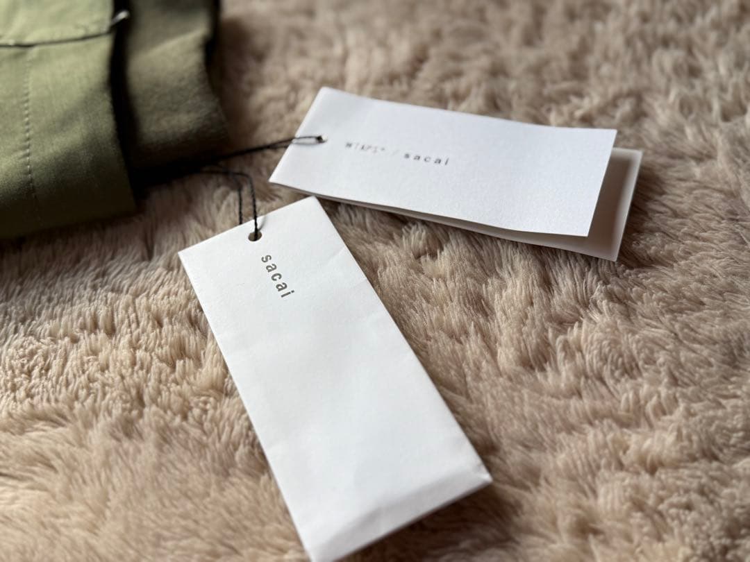 sacai × WTAPS Cotton Back Satin Jacket