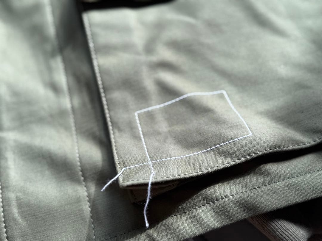 sacai × WTAPS Cotton Back Satin Jacket