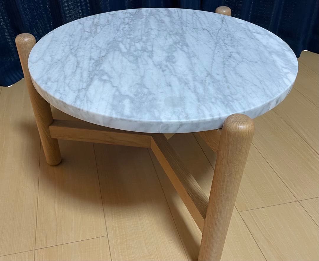 Francfranc（フランフラン）シフラ　大理石　サイドテーブル　ローテーブル