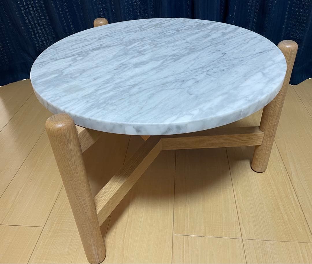 Francfranc（フランフラン）シフラ　大理石　サイドテーブル　ローテーブル