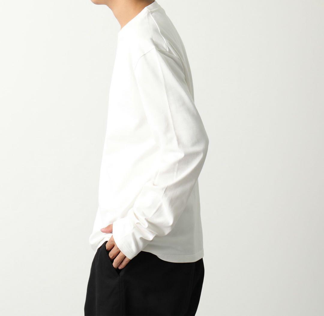 新品未使用！JIL SANDER ジル サンダー プラス ロンt 長袖 L 白