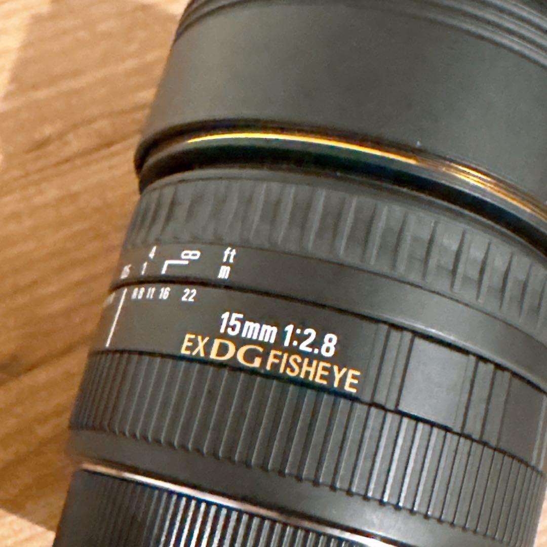 シグマ 15mm F2.8 EX DG FISHEYE キヤノン