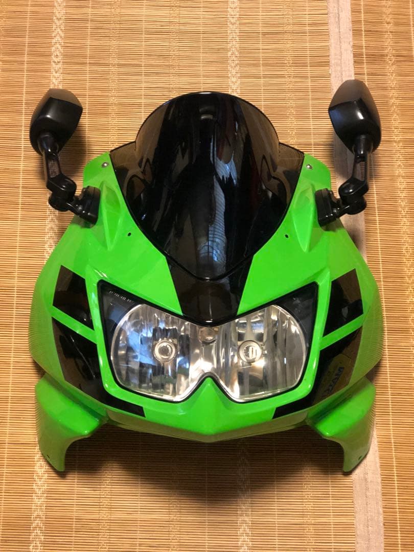 ニンジャ250r 12年式　ヘッドライト　ミラー　フロントカウル　社外カウル