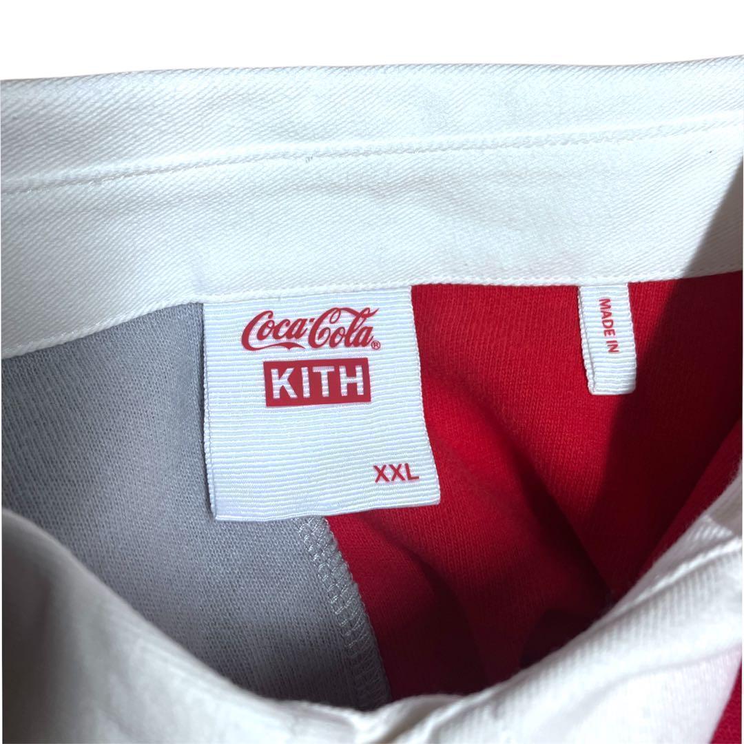 新品・未使用　KITH　長袖シャツ マルチカラー　パッチワーク　XXLサイズ