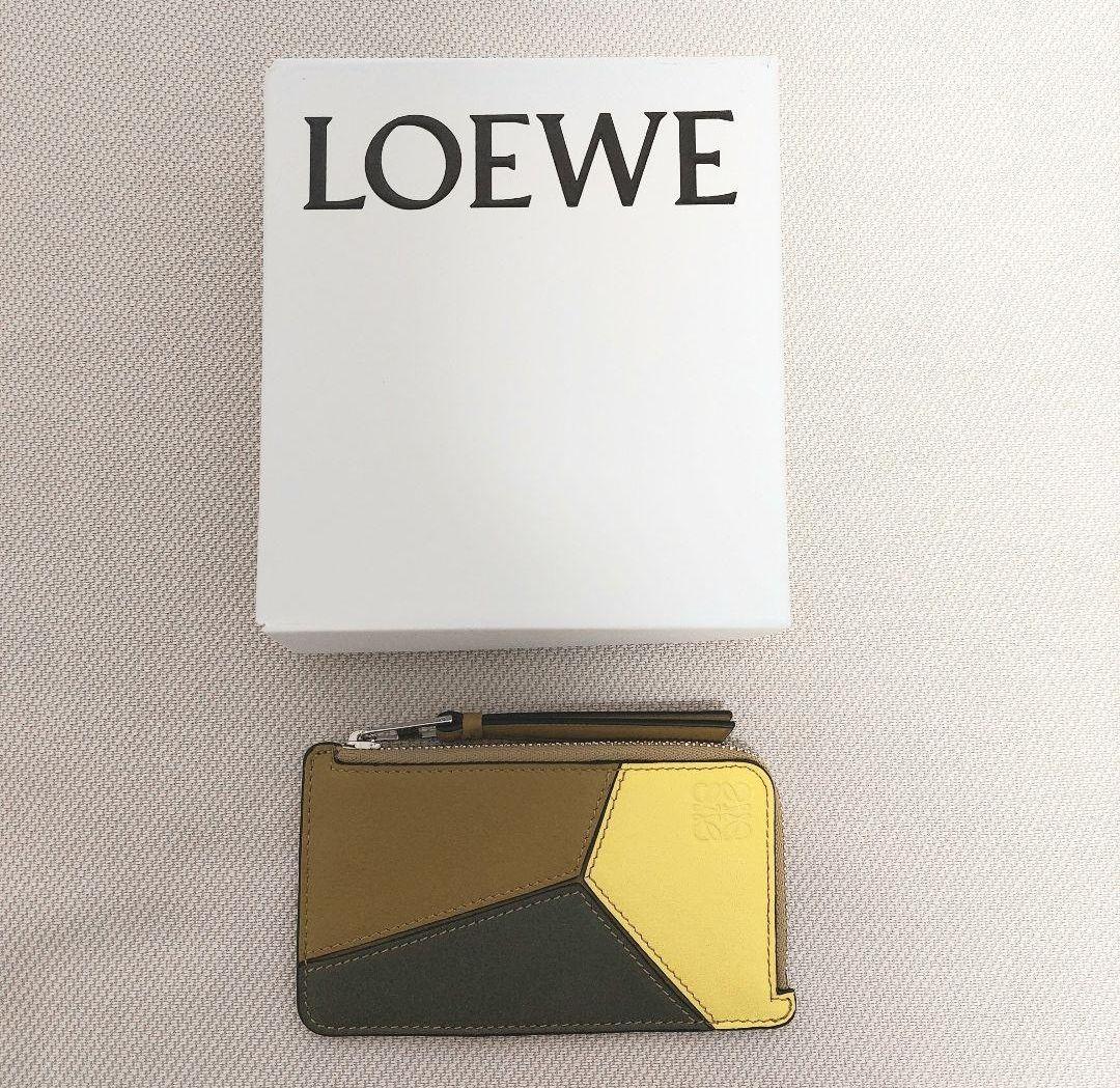 ★美品★ LOEWE カードホルダーミニ財布 キーリング