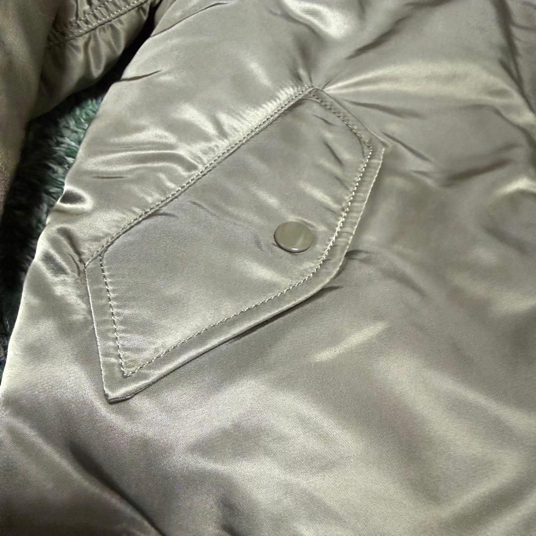 美品✨️ ALPHA INDUSTRIES MA-1 フライトジャケット金ジップS