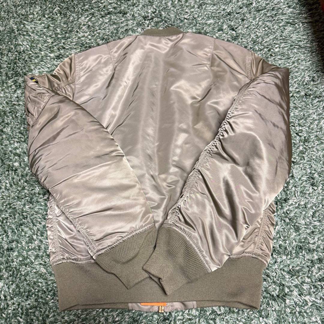 美品✨️ ALPHA INDUSTRIES MA-1 フライトジャケット金ジップS