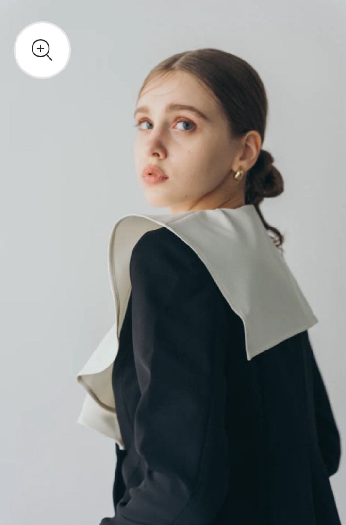 ジャケット・アウター CARLA Ruffle 2way Peplum Jacket -Black