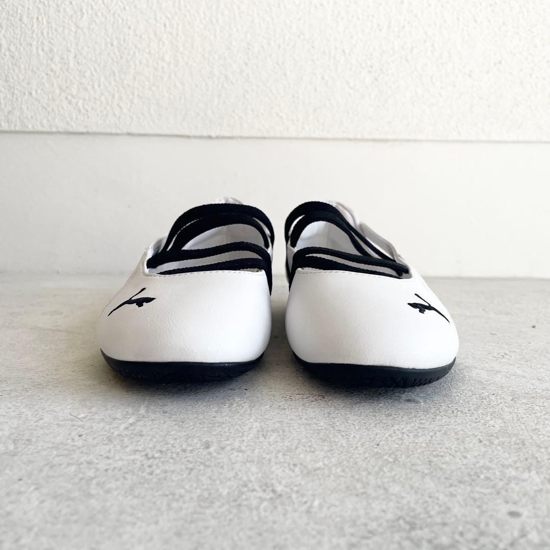 極美品！PUMA プーマ スピードキャット バレエ ホワイト×ブラック22.5