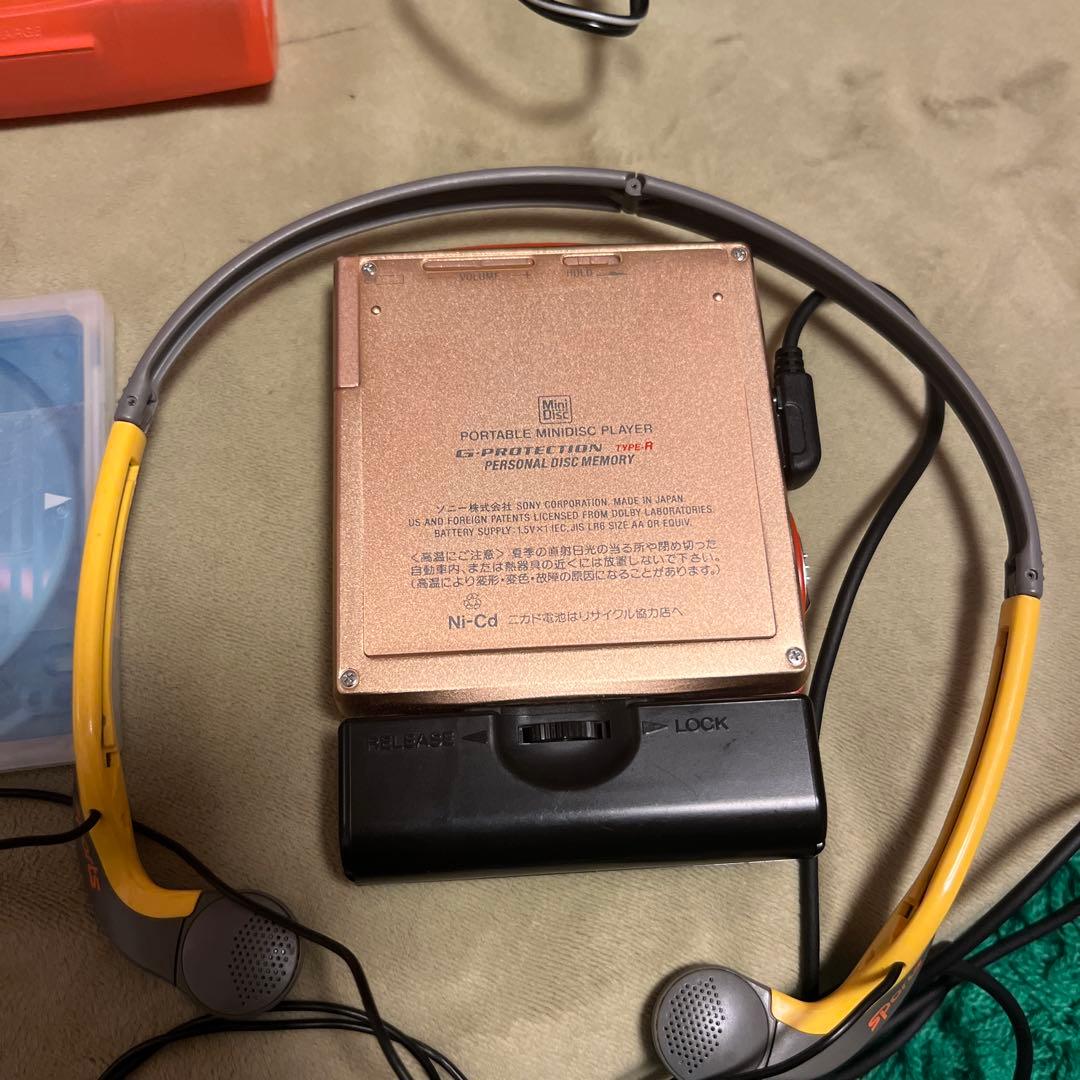 sony MDウォークマンMZ-E707 SONY SPORTS 稼働品