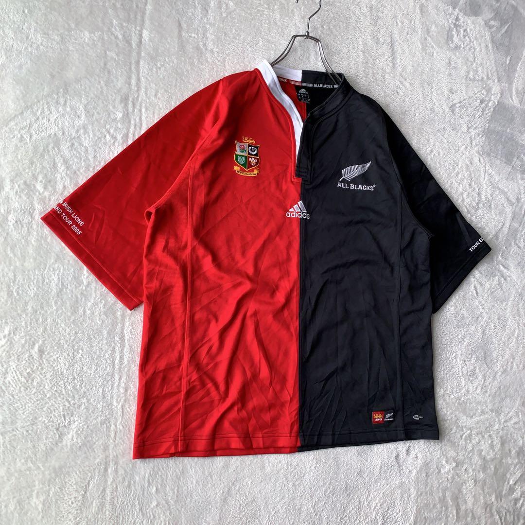 超希少 アディダス製 B&I Lions 05年 遠征 記念 オールブラックス