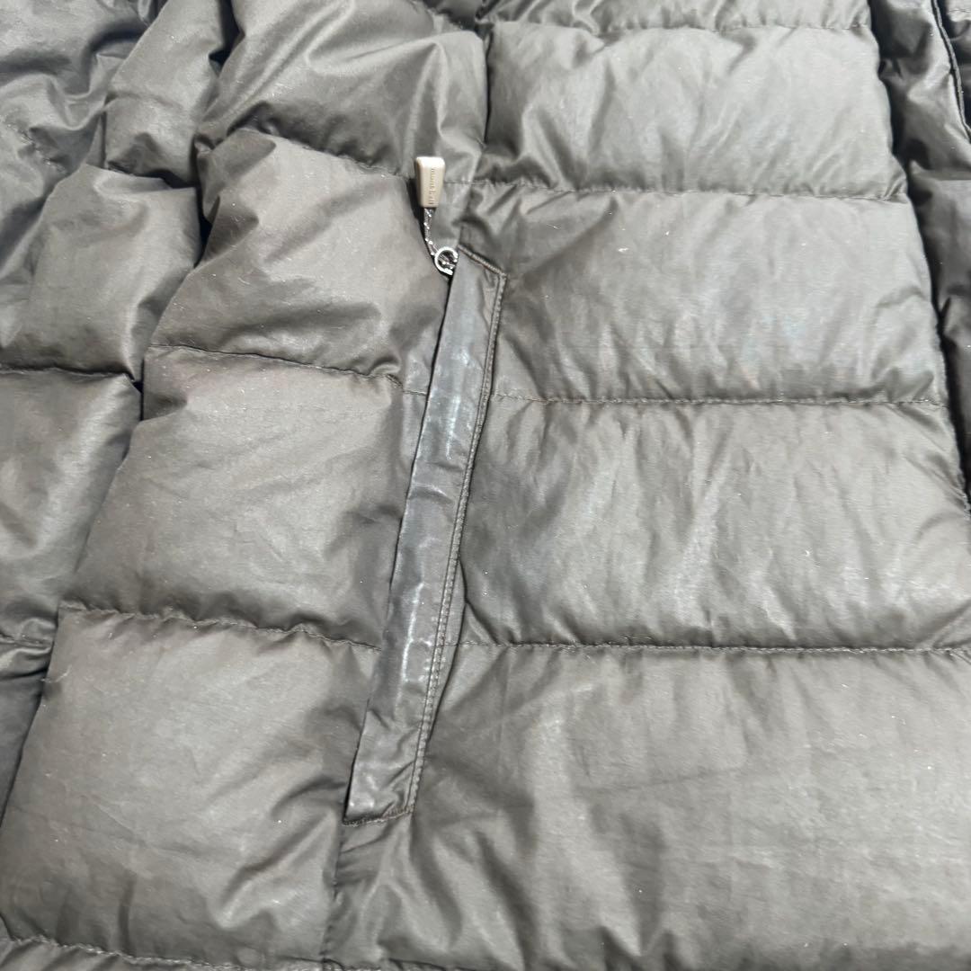 人気モンベル800FPトラベルダウンロングコートレディースXLブラウンロング丈