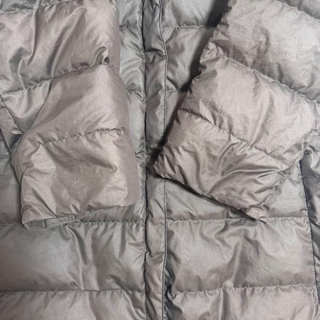 人気モンベル800FPトラベルダウンロングコートレディースXLブラウンロング丈