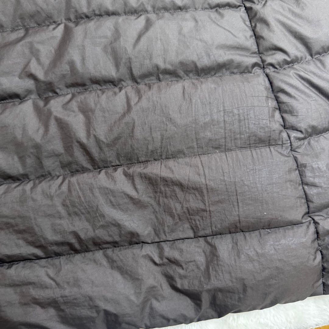 人気モンベル800FPトラベルダウンロングコートレディースXLブラウンロング丈