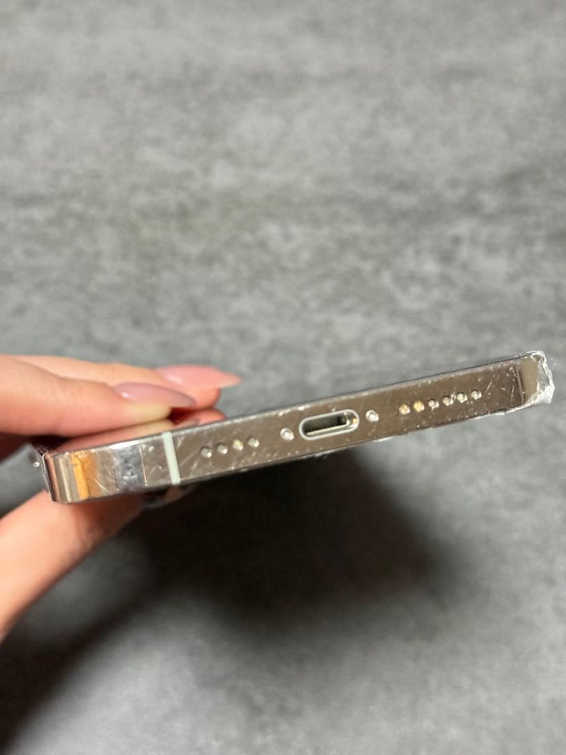 iPhone12 Pro Max 256GB シルバー 画面割れ