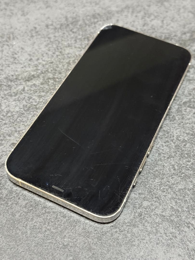 iPhone12 Pro Max 256GB シルバー 画面割れ