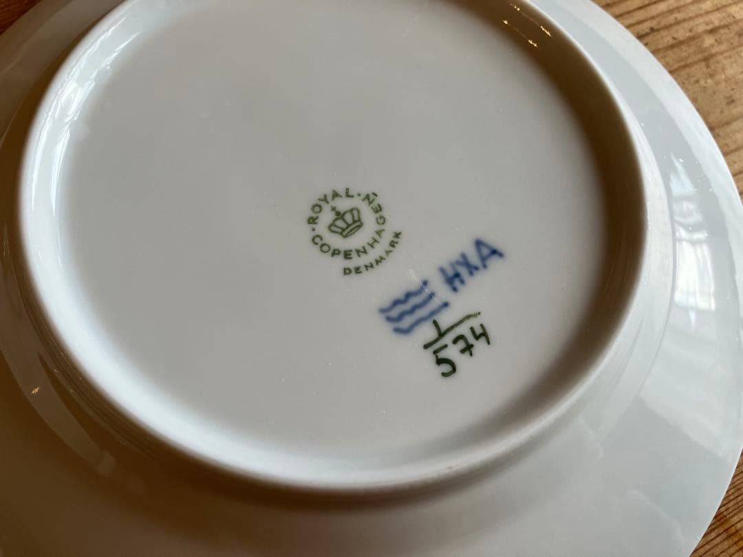 ロイヤルコペンハーゲン　ブルーフルーテッドハーフレース　17プレート×6