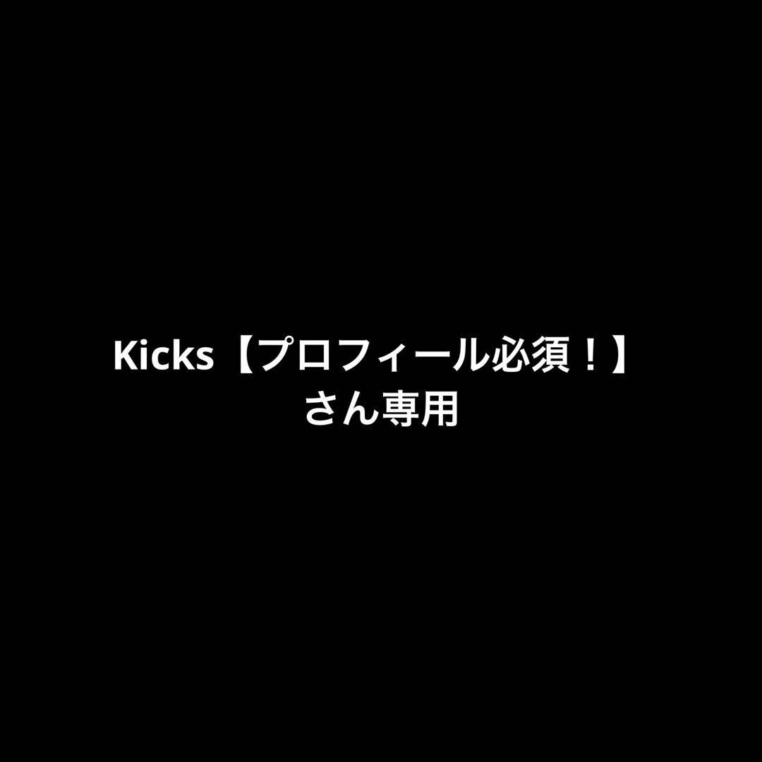 Kicks【プロフィール必須！】さん専用