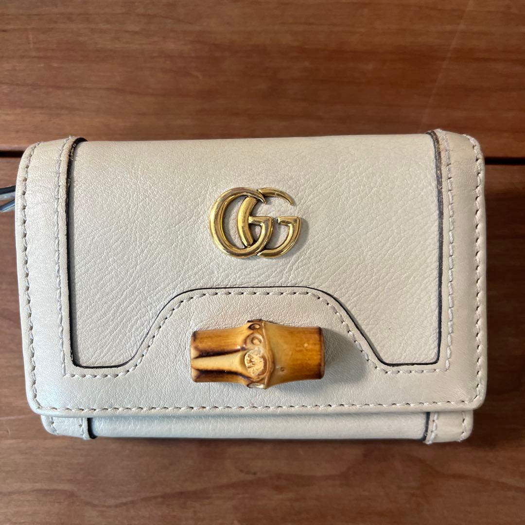 GUCCI バンブー　コンパクトウォレット