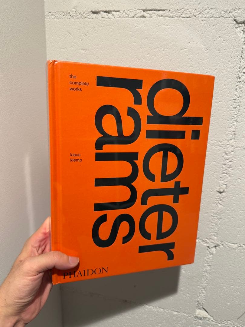 dieter rams ディーターラムス　PHAIDON 洋書