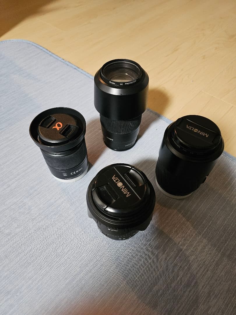 MINOLTA　SONY カメラレンズセット4点