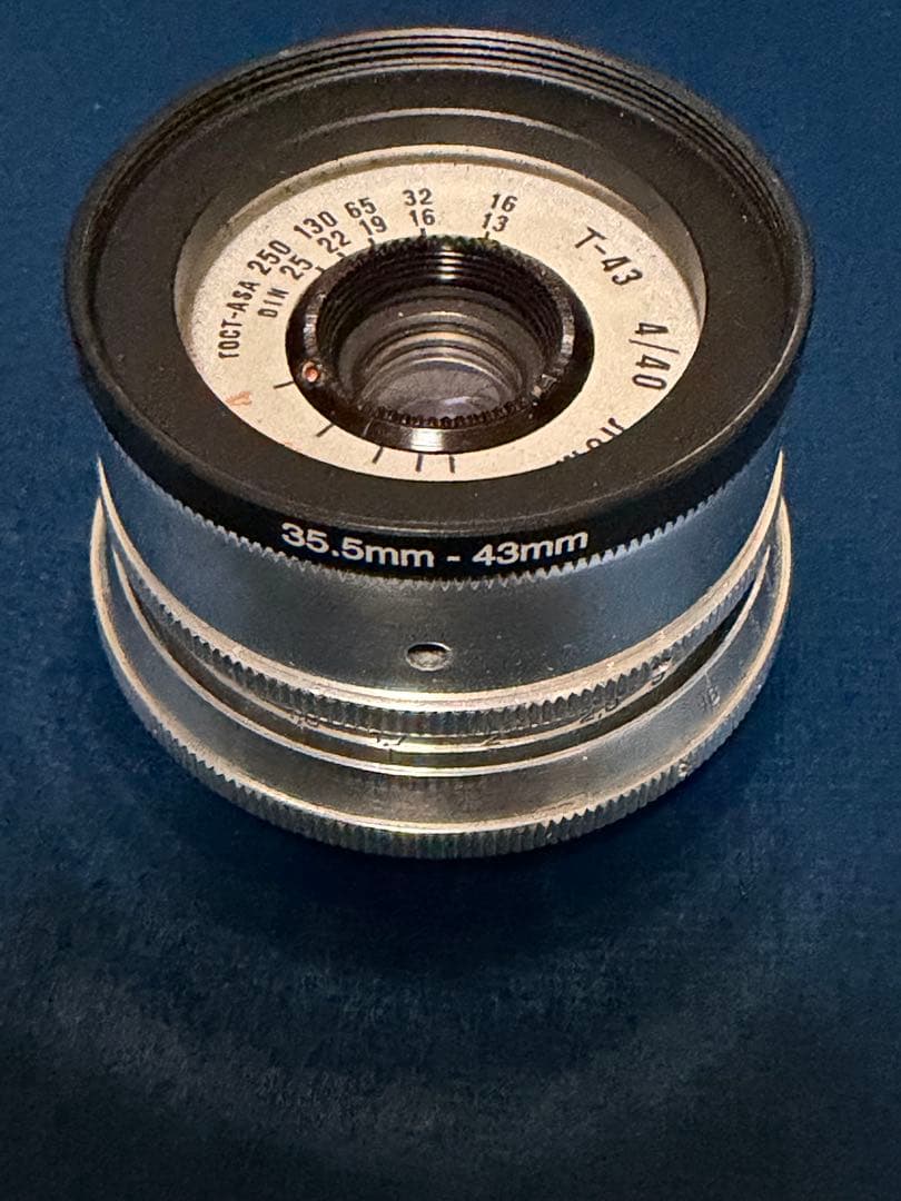 眞*輔様 ロモ　LOMO スメナ8 40mm F4.0 アダプター付 L39