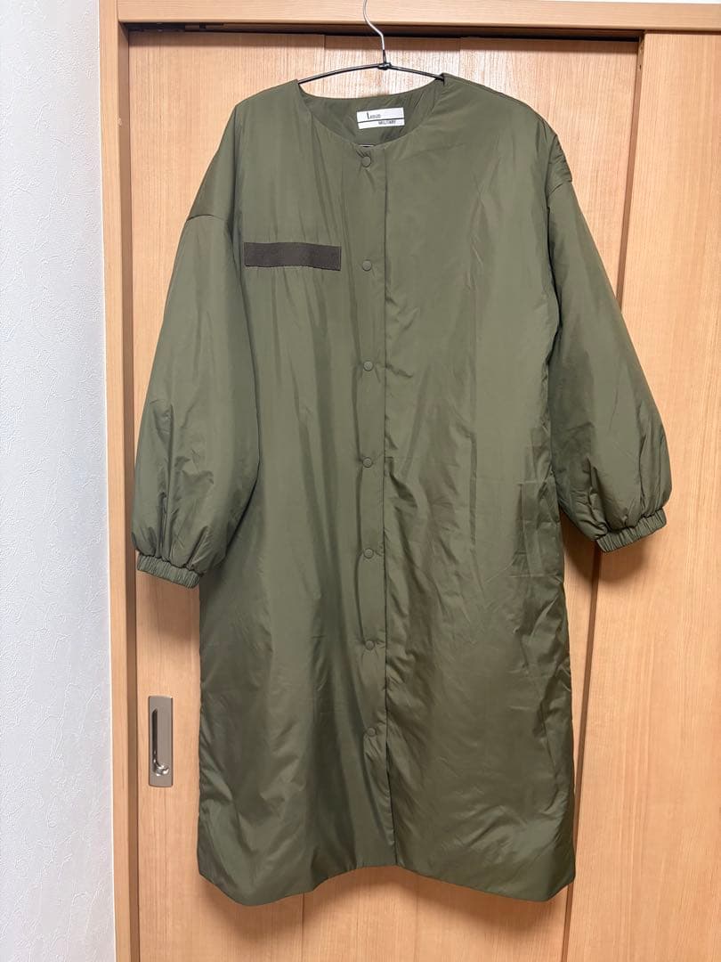 LASUD MILITARY 中綿ダウンコート　カーキ　33,000円　ヤマダヤ