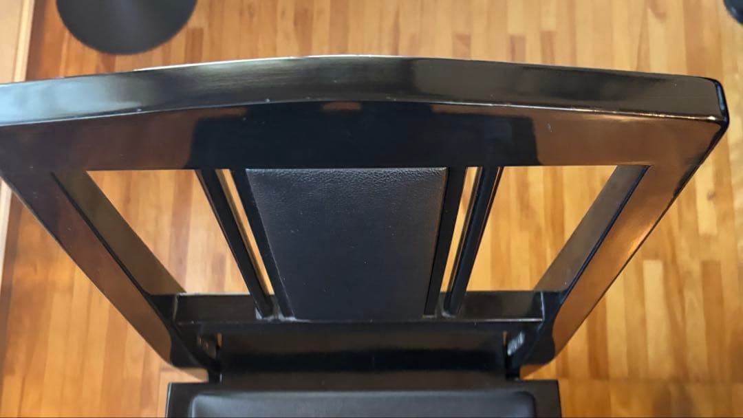 【ピアノ椅子】KAWAI カワイ　トムソン 椅子 背もたれ付き　高さ調整可能