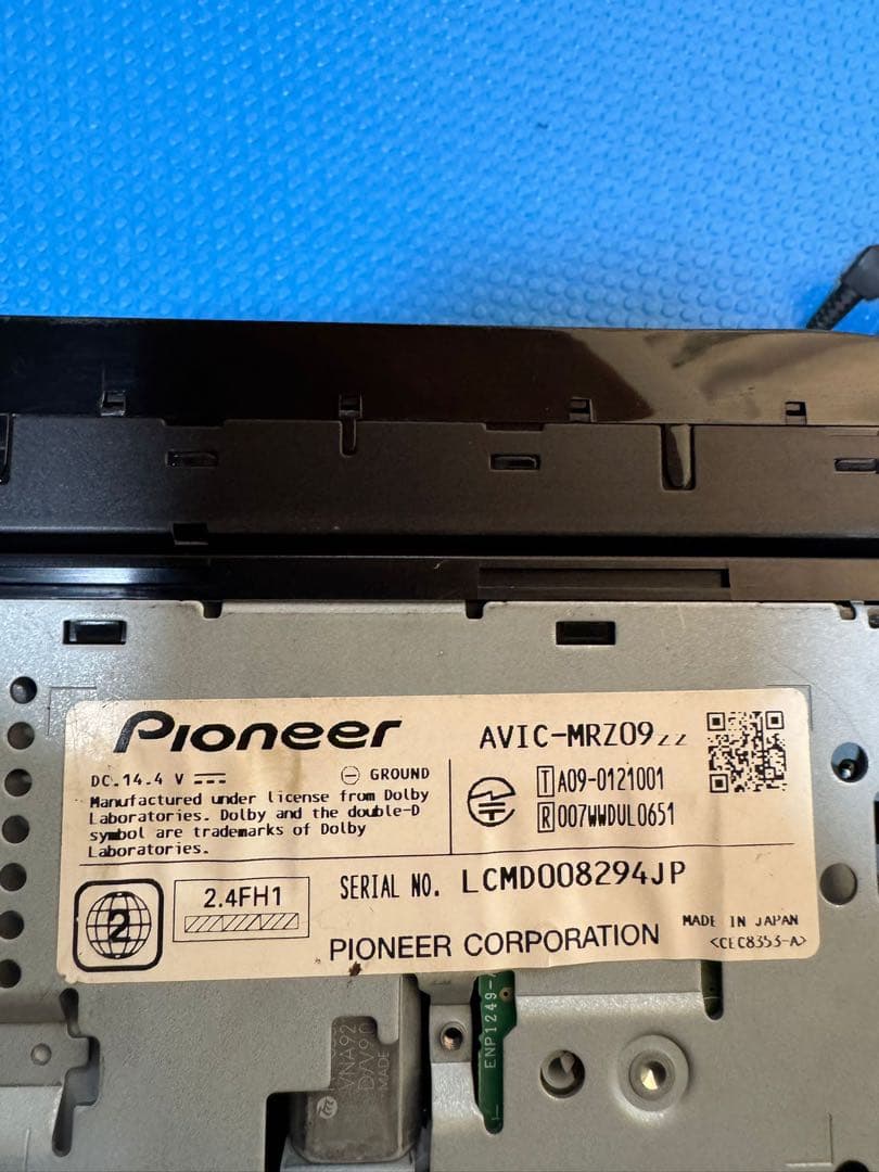 カロッツェリア　メモリーナビ　AVIC-MRZ09zz　2011 フルセグ