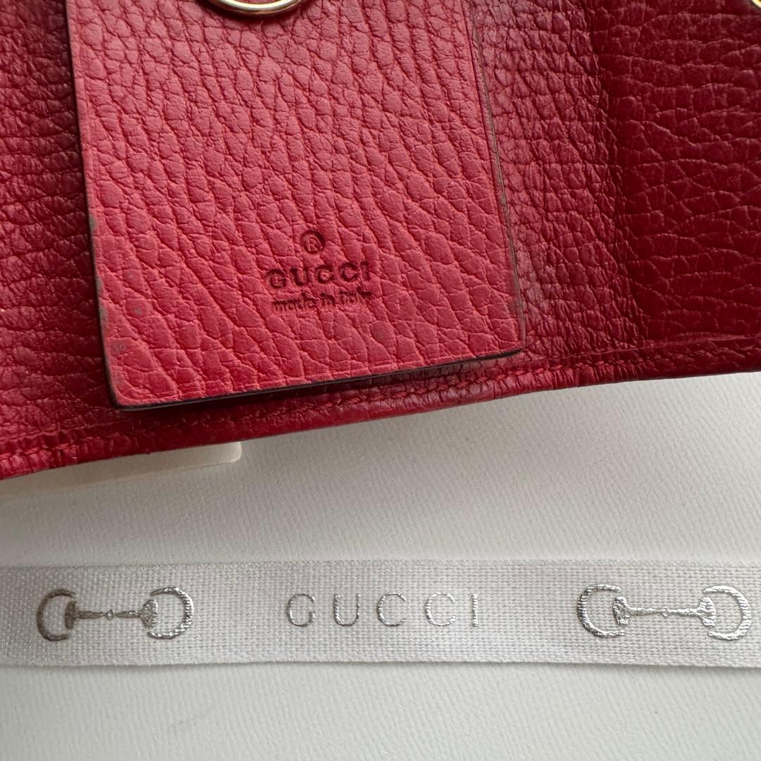 【美品】 91 GUCCI グッチ マーモント キーケース