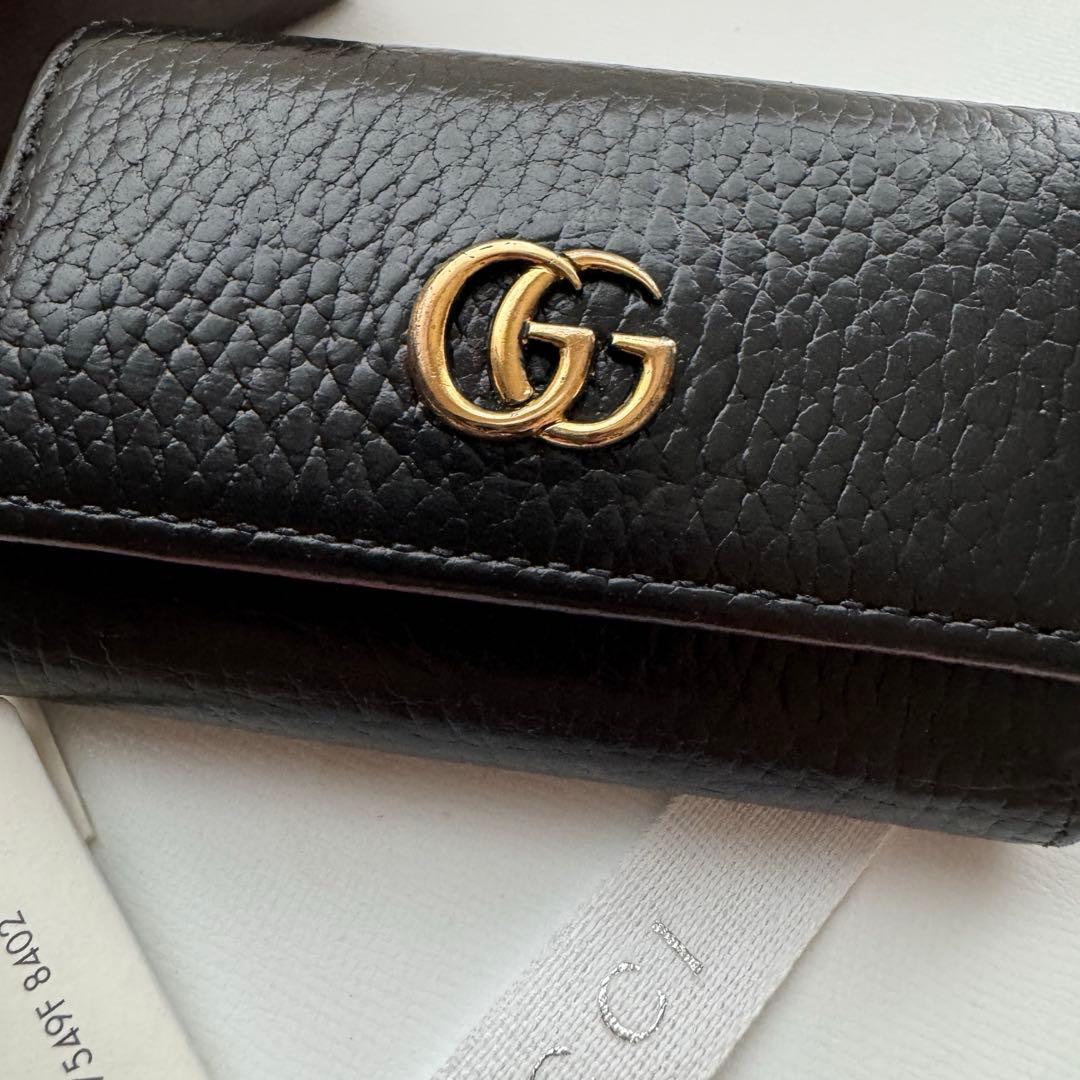 【美品】 91 GUCCI グッチ マーモント キーケース