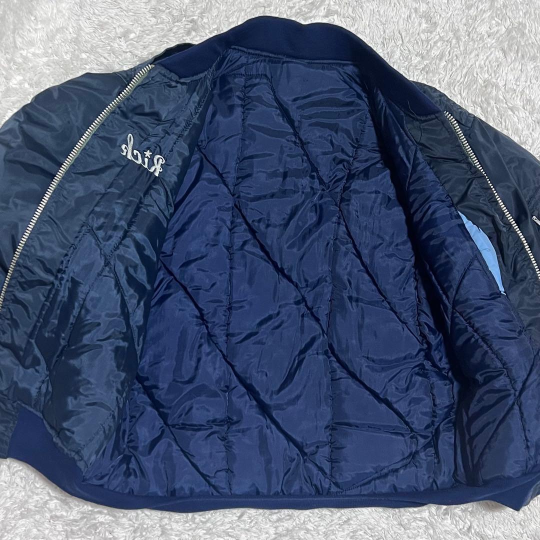 vintage MA1 フライトジャケット　70s コリジャケ　刺繍　短丈