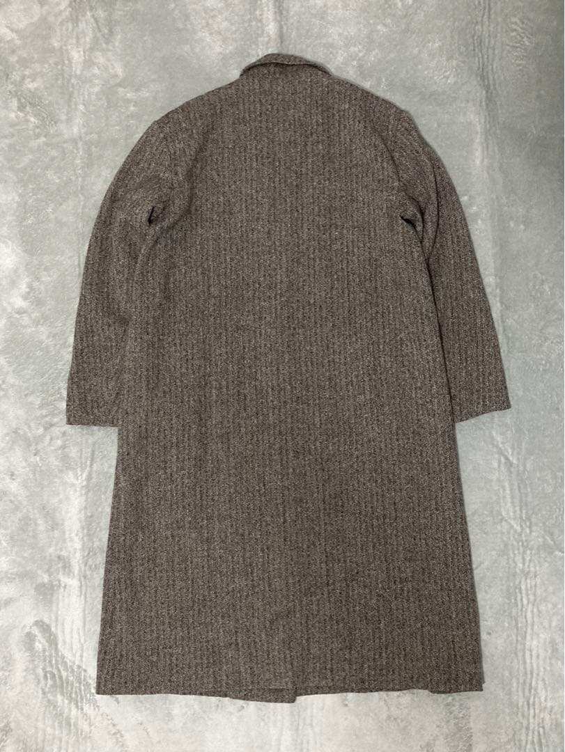 Unpeu Femme アンプーファム ヘリンボーン ロング チェスター コート