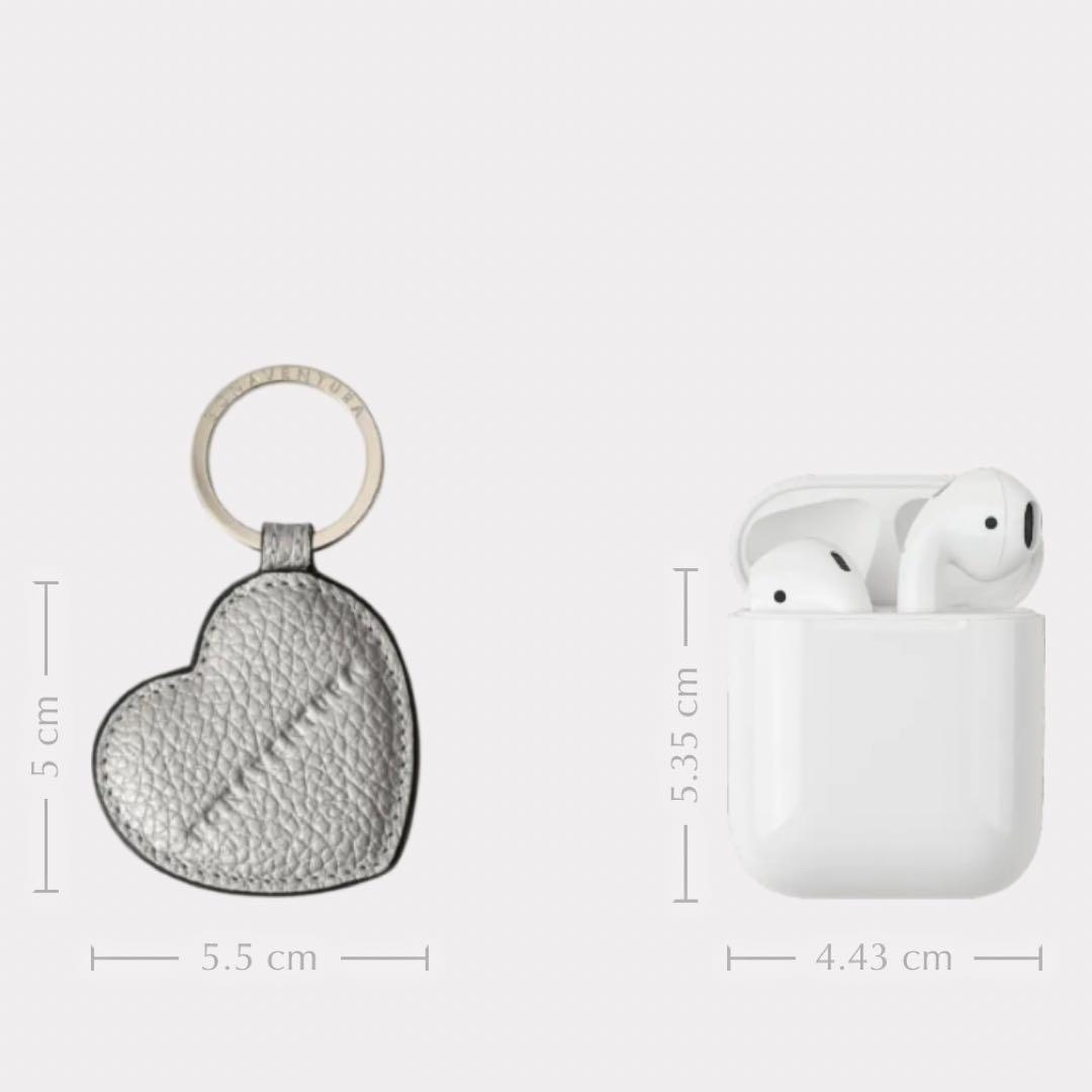 新作【新品未使用BOX付き】ボナベンチュラハート キーホルダー シュリンクレザー