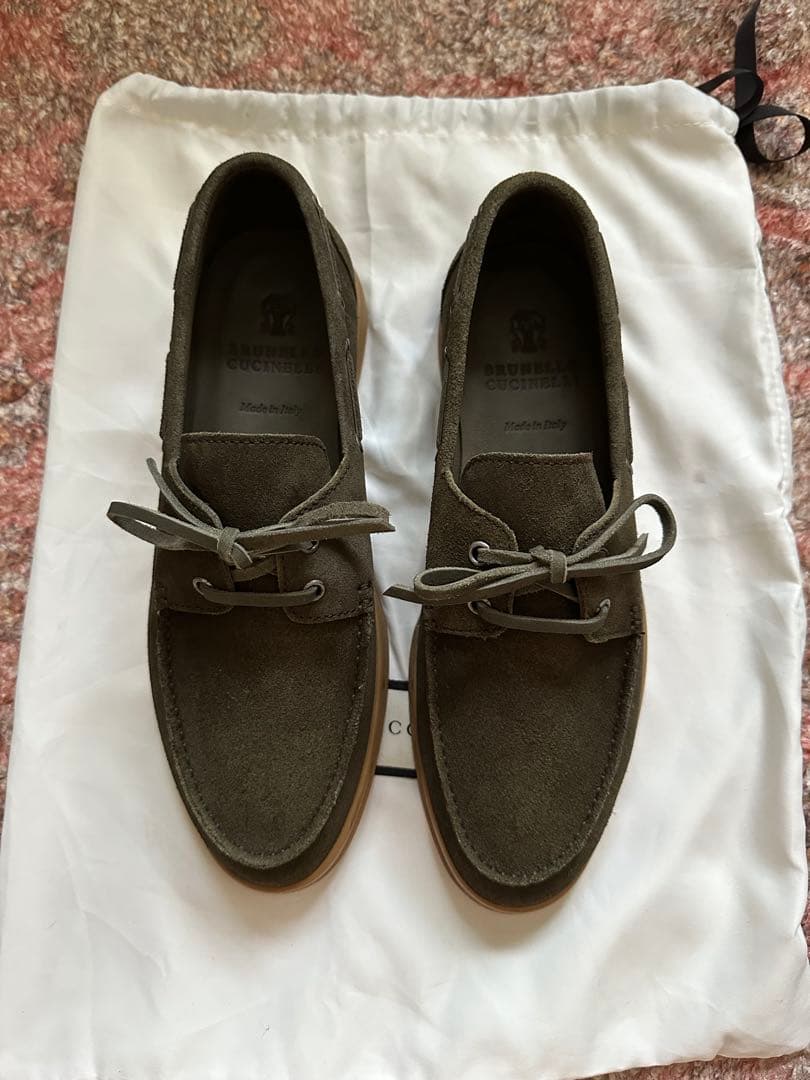 ブルネロクチネリ デッキシューズ　シューズ サイズ41 ロロピアーナ