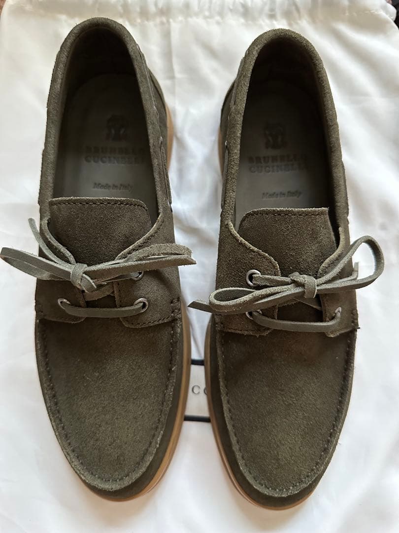 ブルネロクチネリ デッキシューズ　シューズ サイズ41 ロロピアーナ