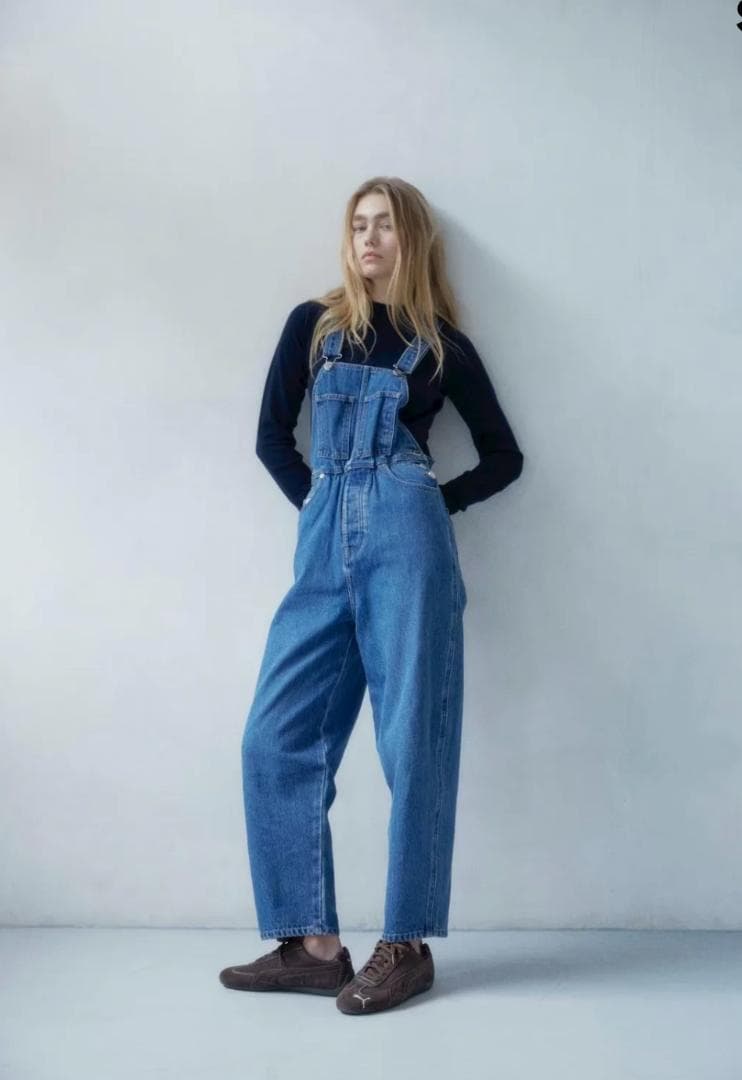 SHISHIKUI Jumpsuit / light indigo 百々千晴