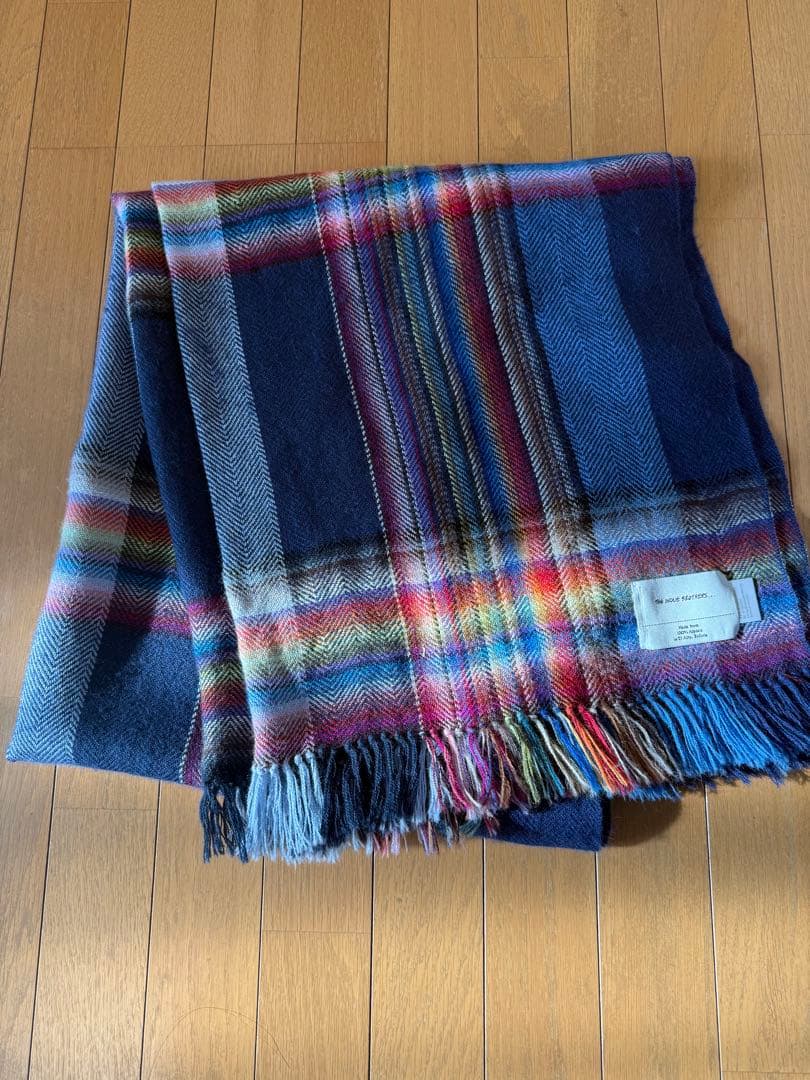 イノウエブラザーズ マフラー ストール　ネイビー