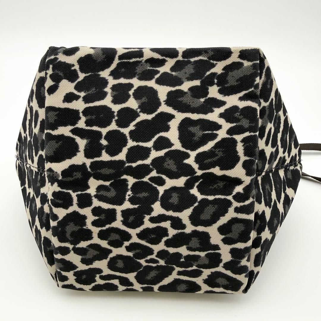 エルベシャプリエ 2885F 舟型ショルダーバッグ Sパンサーブラン ヒョウ