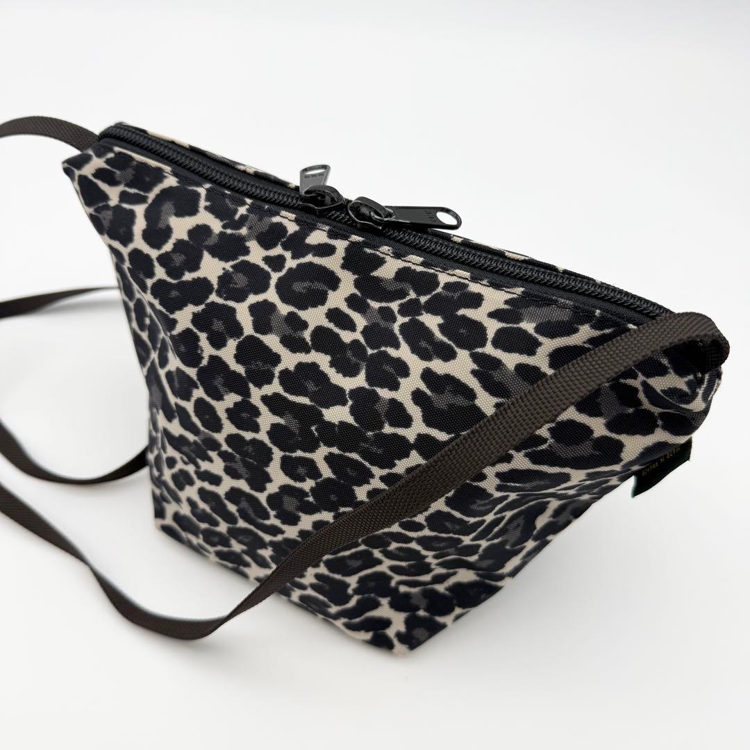 エルベシャプリエ 2885F 舟型ショルダーバッグ Sパンサーブラン ヒョウ