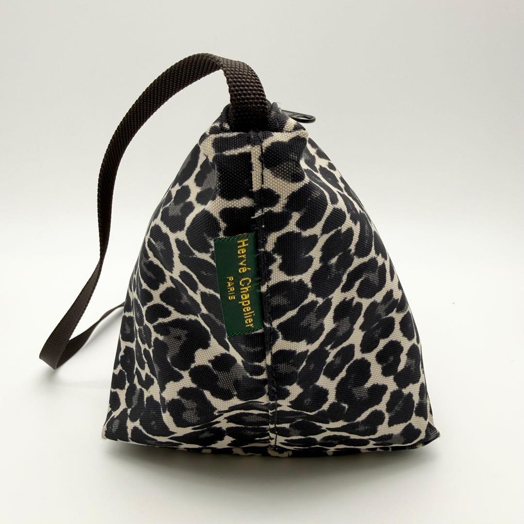 エルベシャプリエ 2885F 舟型ショルダーバッグ Sパンサーブラン ヒョウ