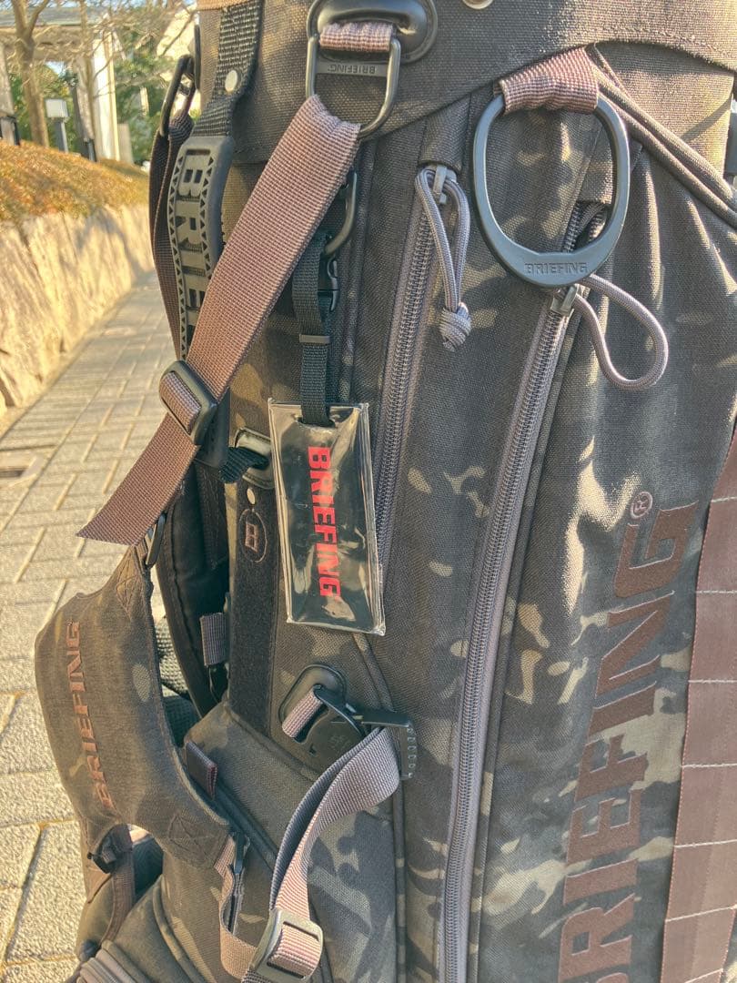 ブリーフィングゴルフ　キャディバッグ CR-4 #02 マルチカモブラック