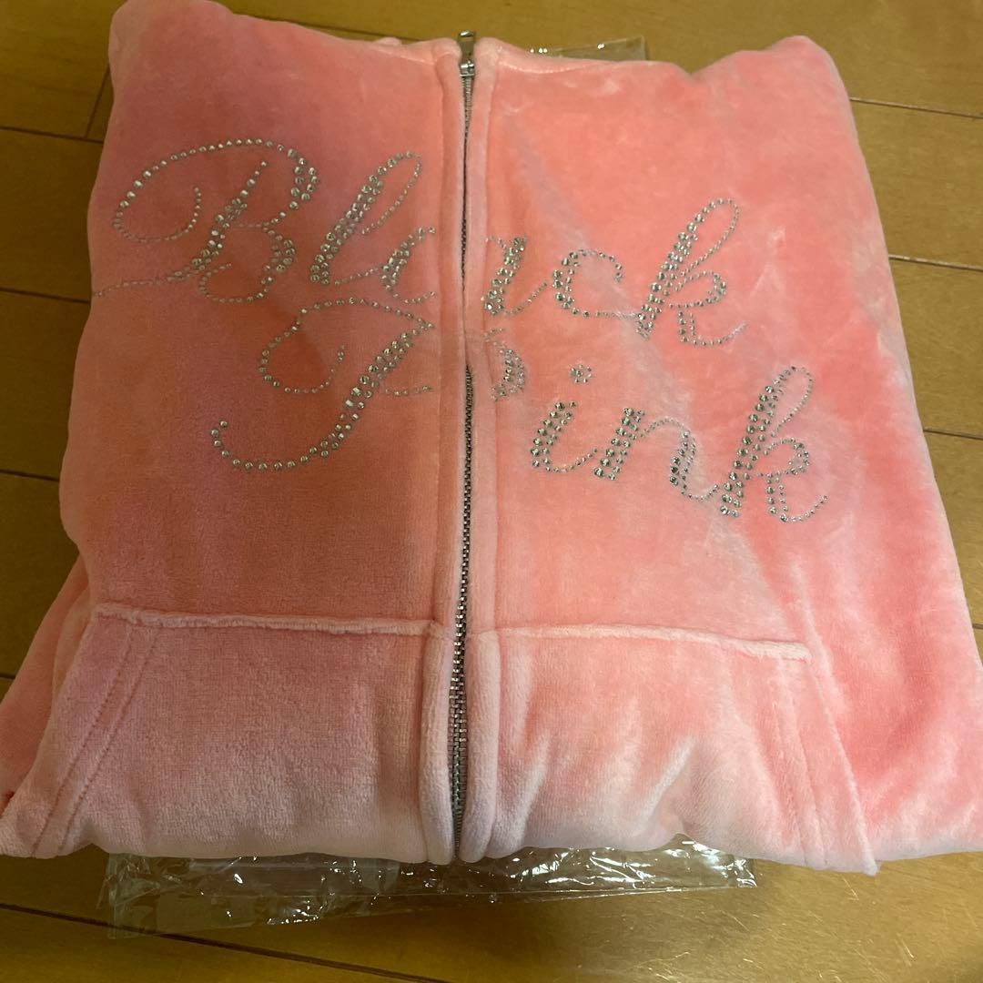 BLACKPINK ライブ 会場限定 ベロアジップアップフーディー ピンク