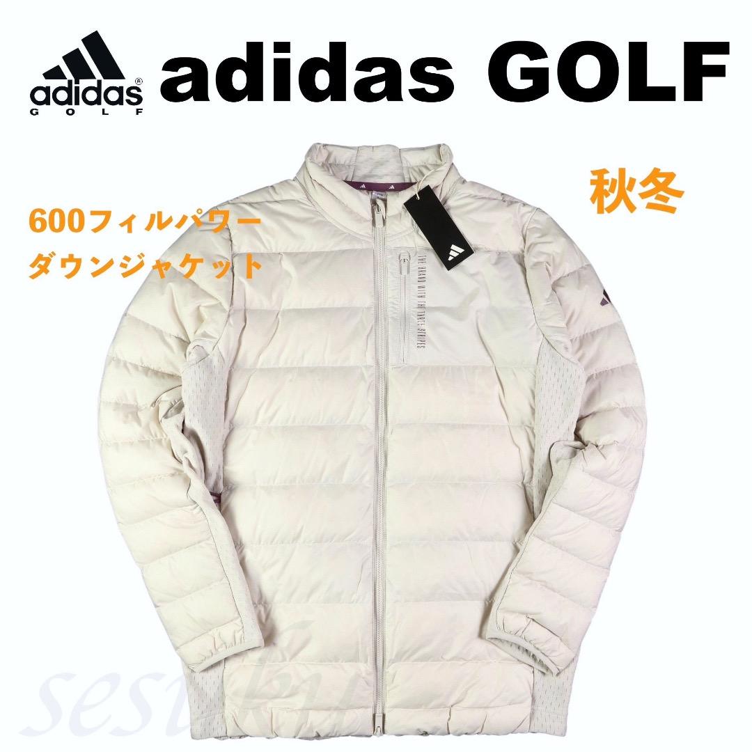 【XL】秋冬 アディダス ゴルフ 保温 600フィルパワー ダウンジャケットBG