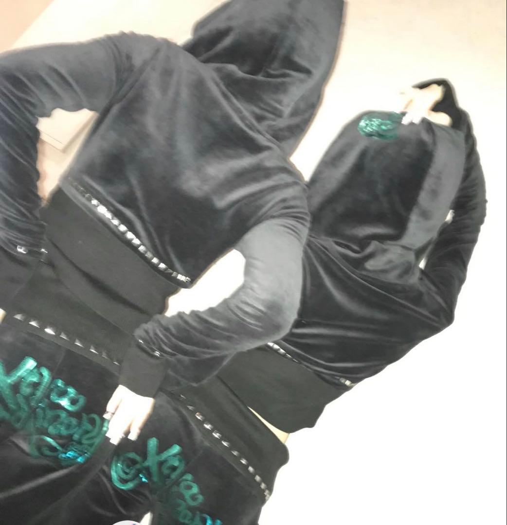 Xtra Ordinary ベロアジップパーカー [S］サイズ XG