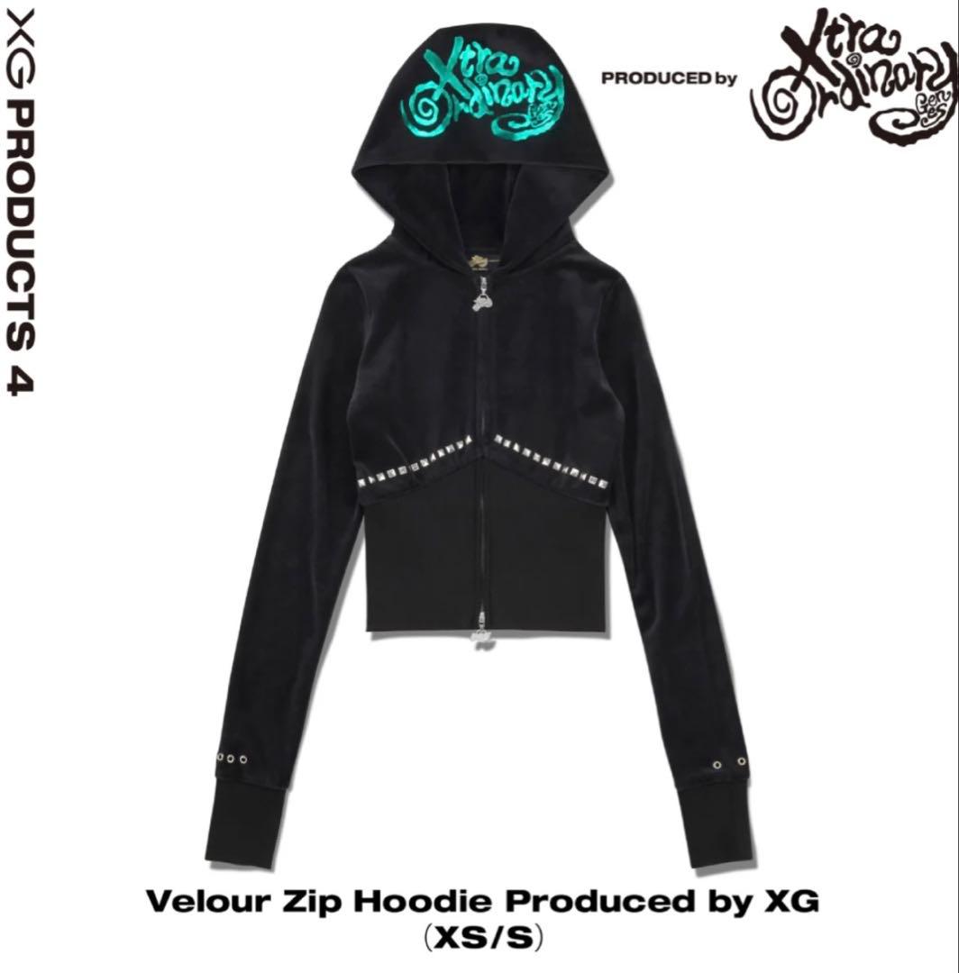 Xtra Ordinary ベロアジップパーカー [S］サイズ XG