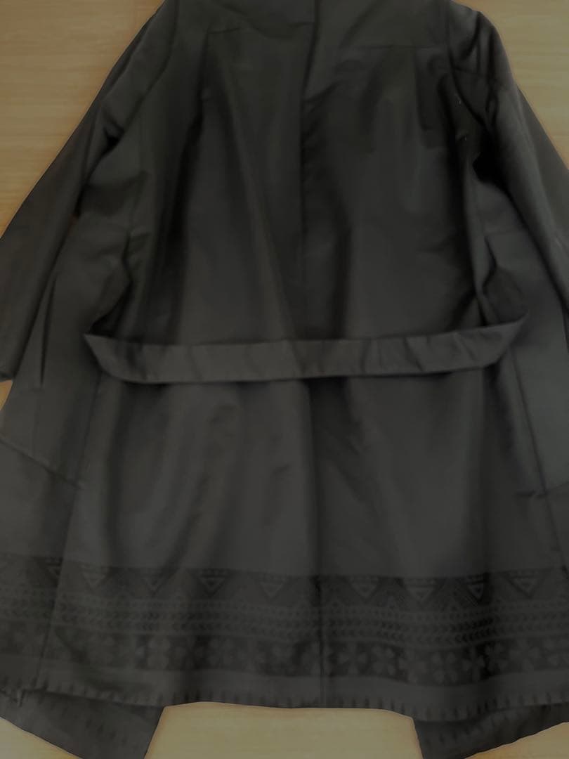 【超美品】SISE ダブルショールカラートライバル柄ビッグコート サイズ1