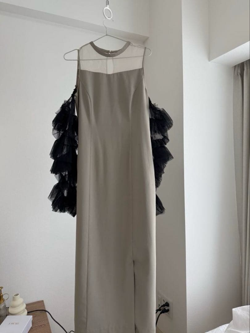 ANDRÉSD detached sleeve dress