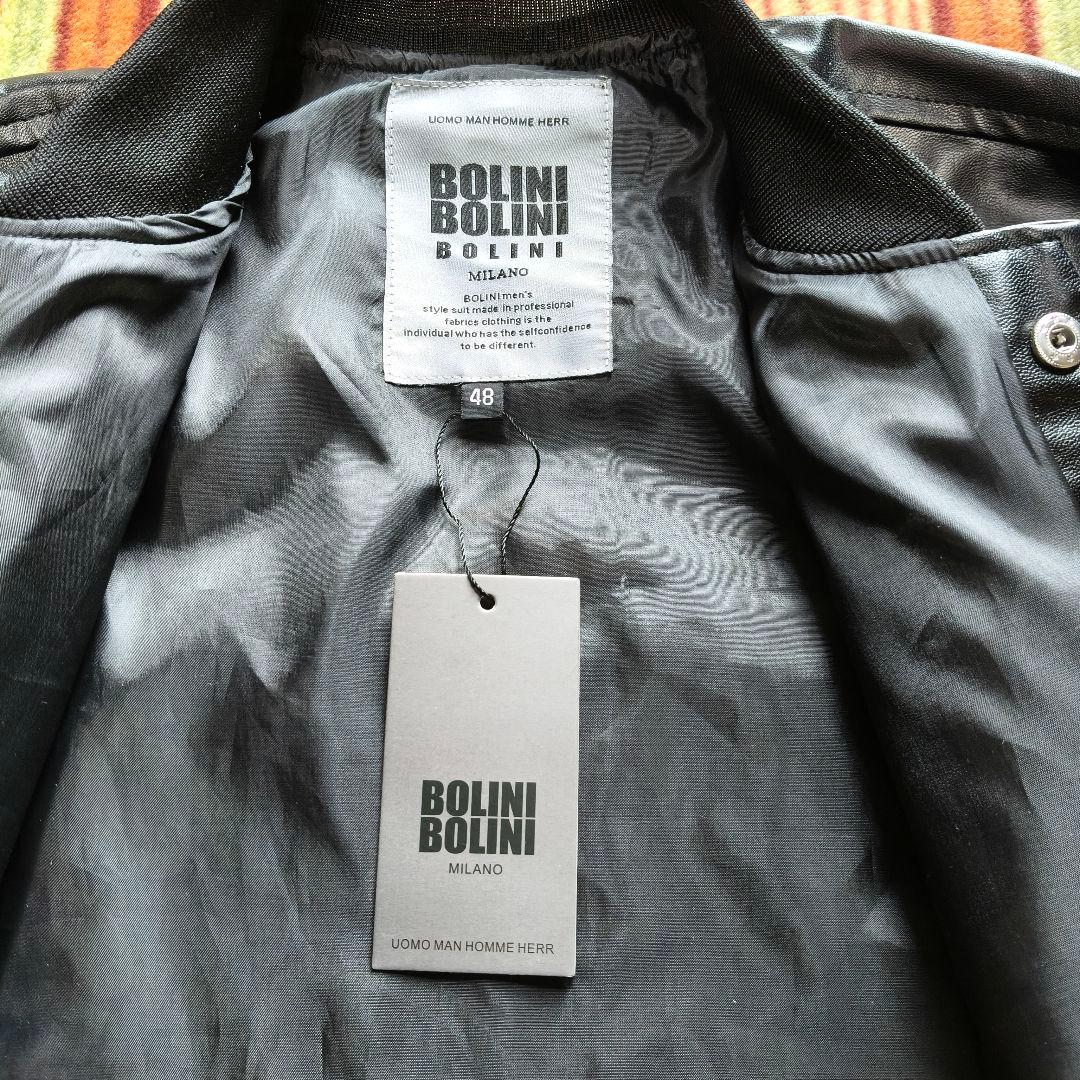 【新品未使用】BOLINI◆イタリア・ミラノ 高級 スタジャン L 定価13万